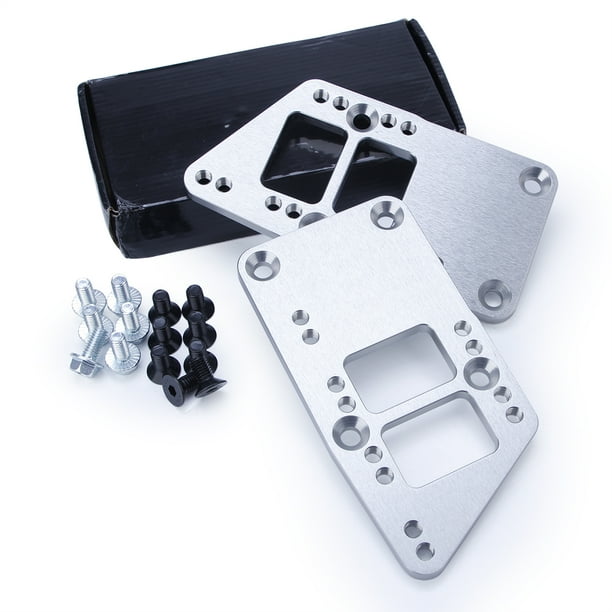 Pilida LSX LS1 Swap Motor Mounts Adapter Plate Adjustable 4 position Billet Aluminum Replacement for Chevelle Camaro Nova Pilida LSX LS1 Swap Motor Mounts Adapter Plate Adjustable 4 position Billet Aluminum Replacement for Chevelle Camaro Nova